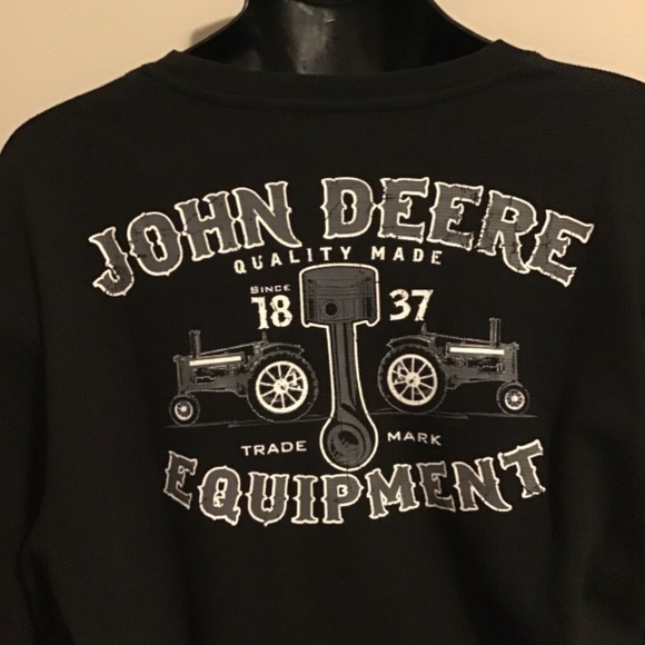 🔥🔥NWT JOHN DEERE, THERMAL LONG SLEEVE SHIRT, GORGEOUS, SEE PHOTOS , LARGE - Picture 2 of 3